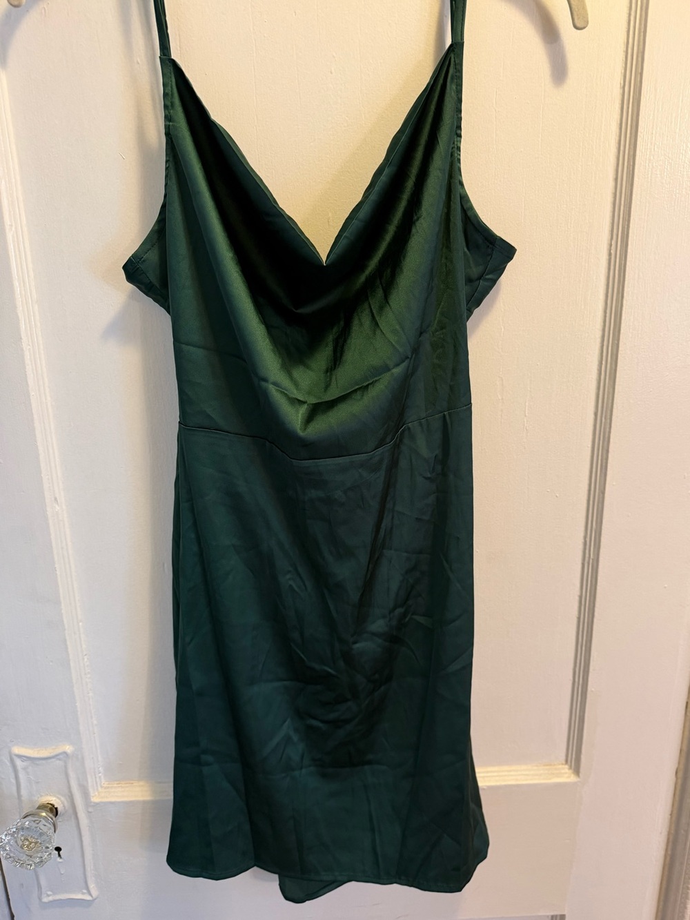 Zaful Emerald Tie-Back Dress NWT